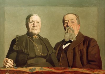 Portret van mijn ouders samen door Felix Edouard Vallotton
