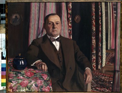 Portret van kunstverzamelaar Georges Haasen door Felix Edouard Vallotton