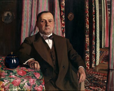 Portret van Georges Haasen, 1913 door Felix Edouard Vallotton