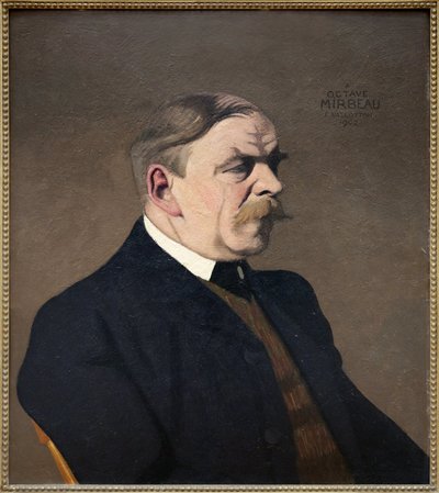Portret van Octave Mirbeau door Felix Edouard Vallotton