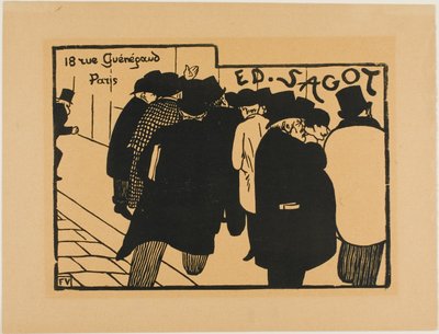 Prentliefhebbers door Felix Edouard Vallotton