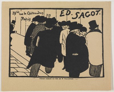 Prentliefhebbers door Felix Edouard Vallotton
