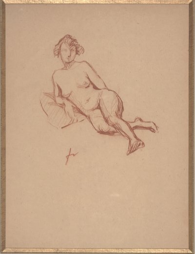 Liggende Vrouwelijke Naakt door Felix Edouard Vallotton