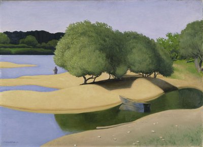 Zandbanken aan de Loire door Felix Edouard Vallotton