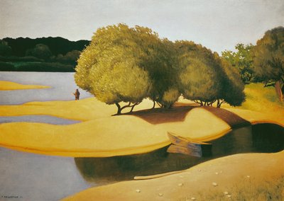 Zanden aan de rand van de Loire door Felix Edouard Vallotton