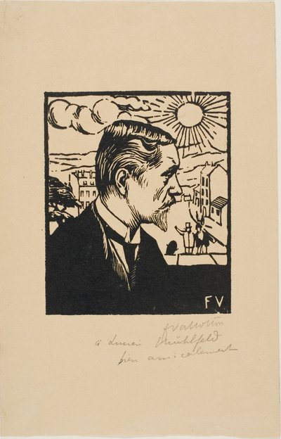Zelfportret door Felix Edouard Vallotton