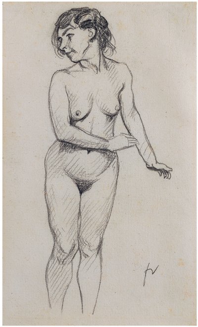 Staande naakt door Felix Edouard Vallotton
