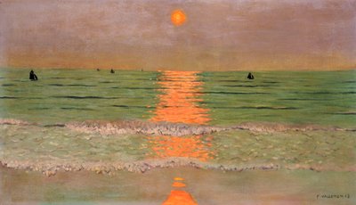 Zonsondergang, 1913 door Felix Edouard Vallotton