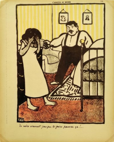 Kon je moeder dat niet doorgeven? door Felix Edouard Vallotton