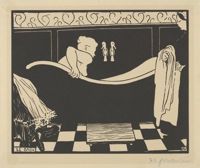 Het Bad (Le Bain) door Felix Edouard Vallotton