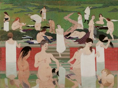 Het bad: Zomeravond Le bain au soir d