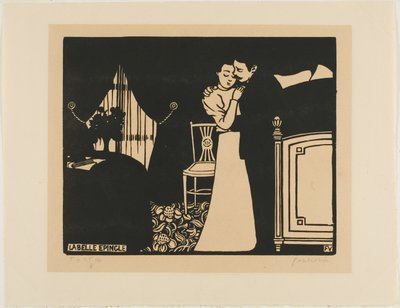 De Fijne Speld, plaat drie uit Intimiteiten door Felix Edouard Vallotton