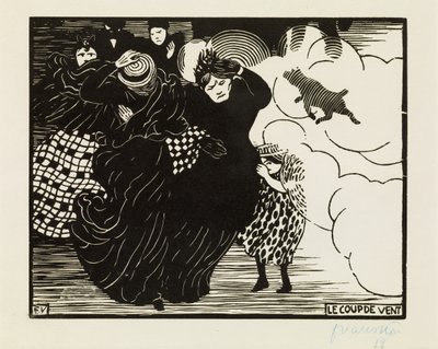 De Storm door Felix Edouard Vallotton