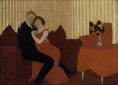 De Leugen Le Mensonge, 1897 door Felix Edouard Vallotton