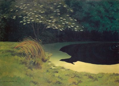 De vijver door Felix Edouard Vallotton