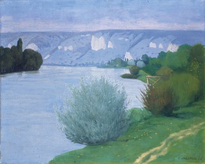 De Seine bij Les Andelys door Felix Edouard Vallotton
