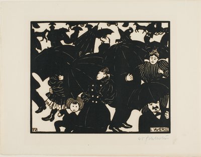 De Regenbui door Felix Edouard Vallotton