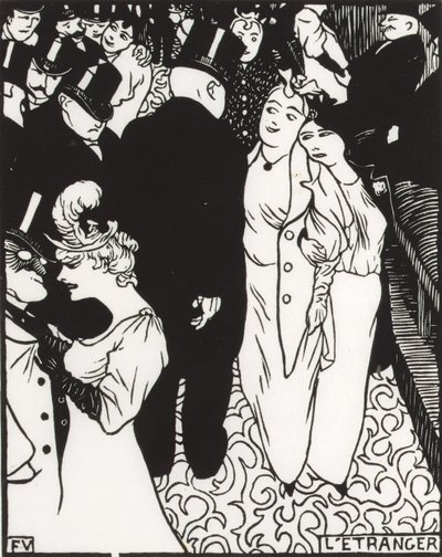 De vreemdeling, 1894 door Felix Edouard Vallotton