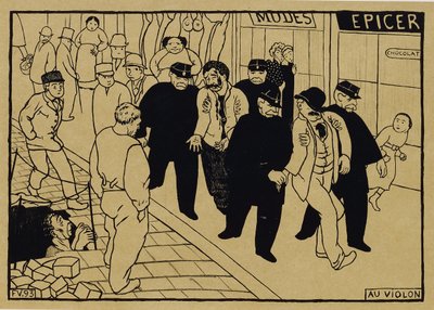 Naar de Nick, 1893 door Felix Edouard Vallotton