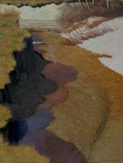 Uitzicht op Cagne door Felix Edouard Vallotton