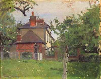 Villa Beaulieu, Honfleur, 1909 door Felix Edouard Vallotton