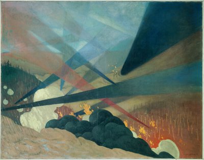 Eerste Wereldoorlog: Verdun door Felix Edouard Vallotton
