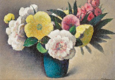 Stilleven met Bloemen door Felix Elie Tobeen