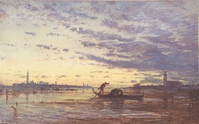 Venetië door Felix Francois Georges Philibert Ziem