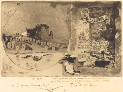 Het kasteel van de uilen, 1877-1887 door Felix Hilaire Buhot