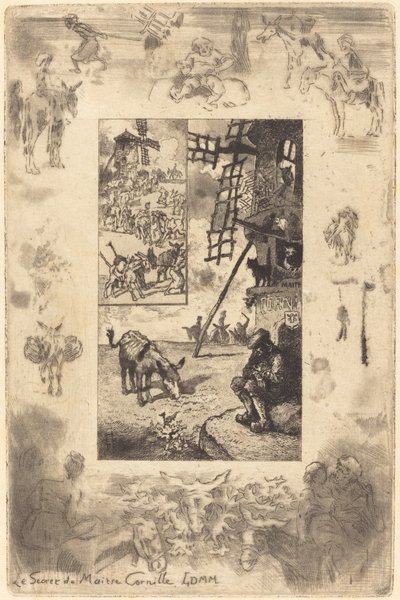 Het geheim van meester Cornille door Felix Hilaire Buhot