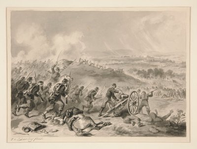 Slag bij Gettysburg door Felix O. C. Darley
