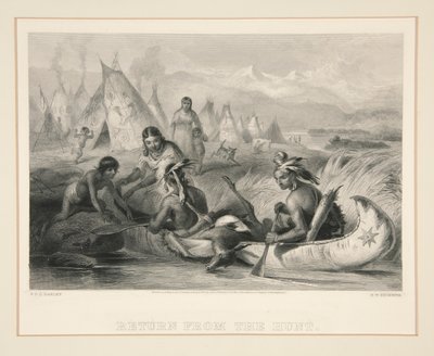 Terugkeer van de jacht door Felix O. C. Darley