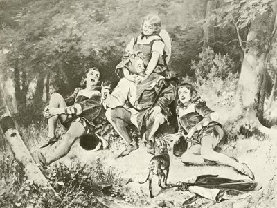 Zoals je het wilt. Act V, Scene III door Felix Octavius Carr Darley