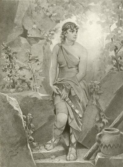 Cymbeline. Act III, Scene VI door Felix Octavius Carr Darley