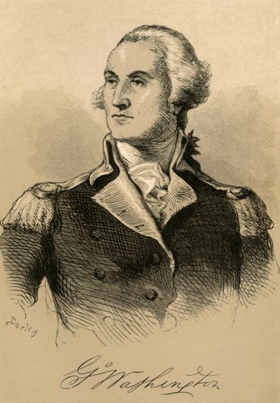 G. Washington, 1877 door Felix Octavius Carr Darley