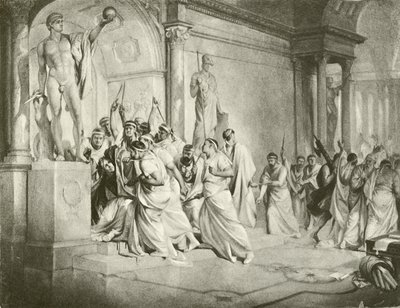 Julius Caesar. Act III-Scene I door Felix Octavius Carr Darley