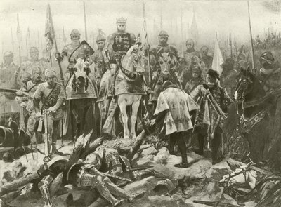 Koning Hendrik V. Act IV, Scene VII door Felix Octavius Carr Darley