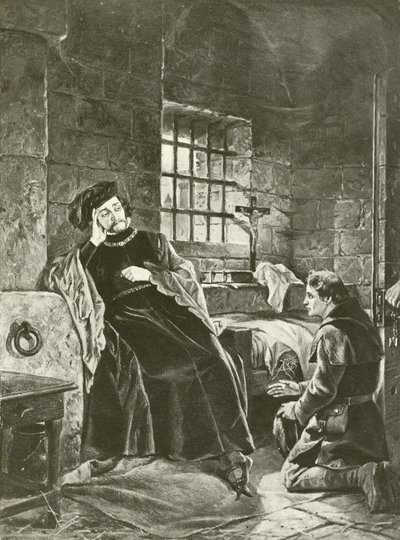 Koning Richard de Tweede. Act V, Scene V door Felix Octavius Carr Darley