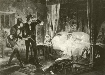 Koning Richard de Derde. Act IV-Scene III door Felix Octavius Carr Darley