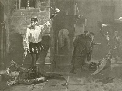 Othello. Act V, Scene I door Felix Octavius Carr Darley