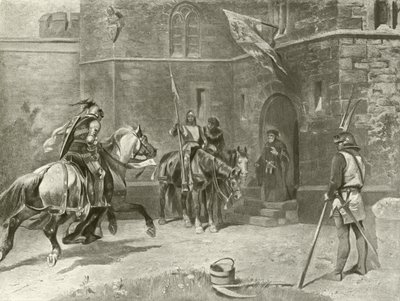 Tweede Deel Koning Hendrik IV. Act I, Scène I door Felix Octavius Carr Darley