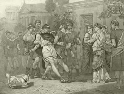 De Komedie der Vergissingen. Act IV, Scene IV (gravure) door Felix Octavius Carr Darley