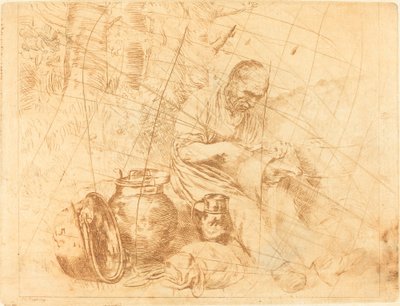 De Tinsmid (Le retameur) door Felix Régamey after Alphonse Legros