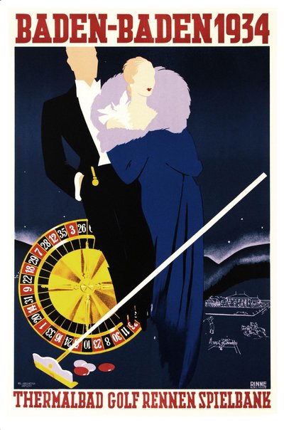Baden-Baden 1934 door Felix Rinne