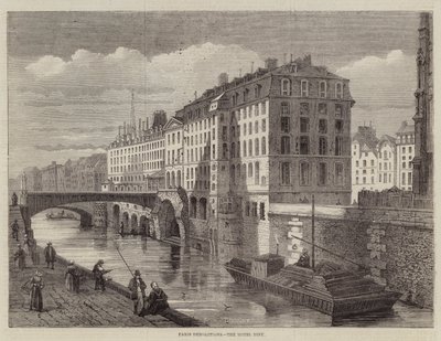 Sloopwerken in Parijs, het Hotel Dieu door Felix Thorigny