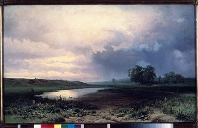 Overstroomde weide door Feodor Alexandrovich Vassiliev