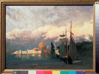 Op de Neva door Feodor Alexandrovich Vassiliev
