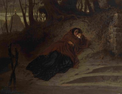 Verlaten. Het Vaticaan en de Zonde, 1872 door Feodor Andreyevich Bronnikov