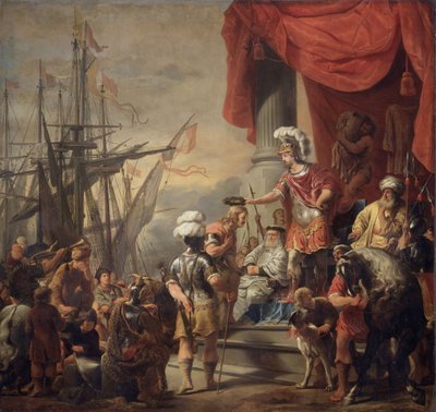 Aeneas aan het Hof van Latinus door Ferdinand Bol