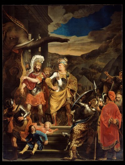 Fabritius und Pyrrhus door Ferdinand Bol